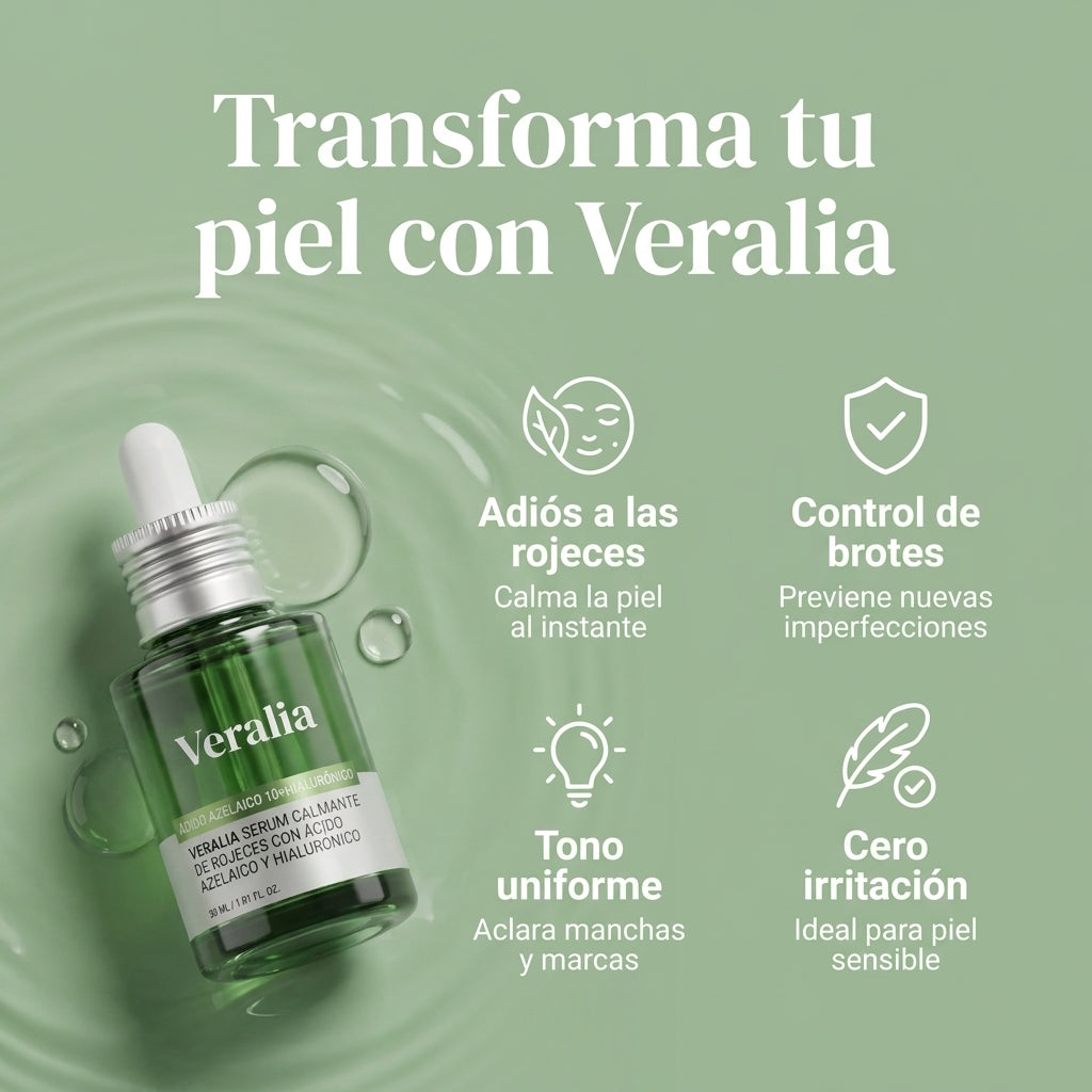 Veralia™ Sérum Azelaico para Manchas y Rojeces de Acné